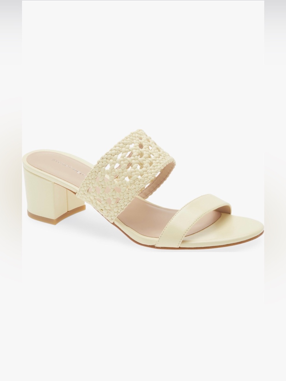 STUART WEITZMAN BRIAR BLOCK SLIDE 50